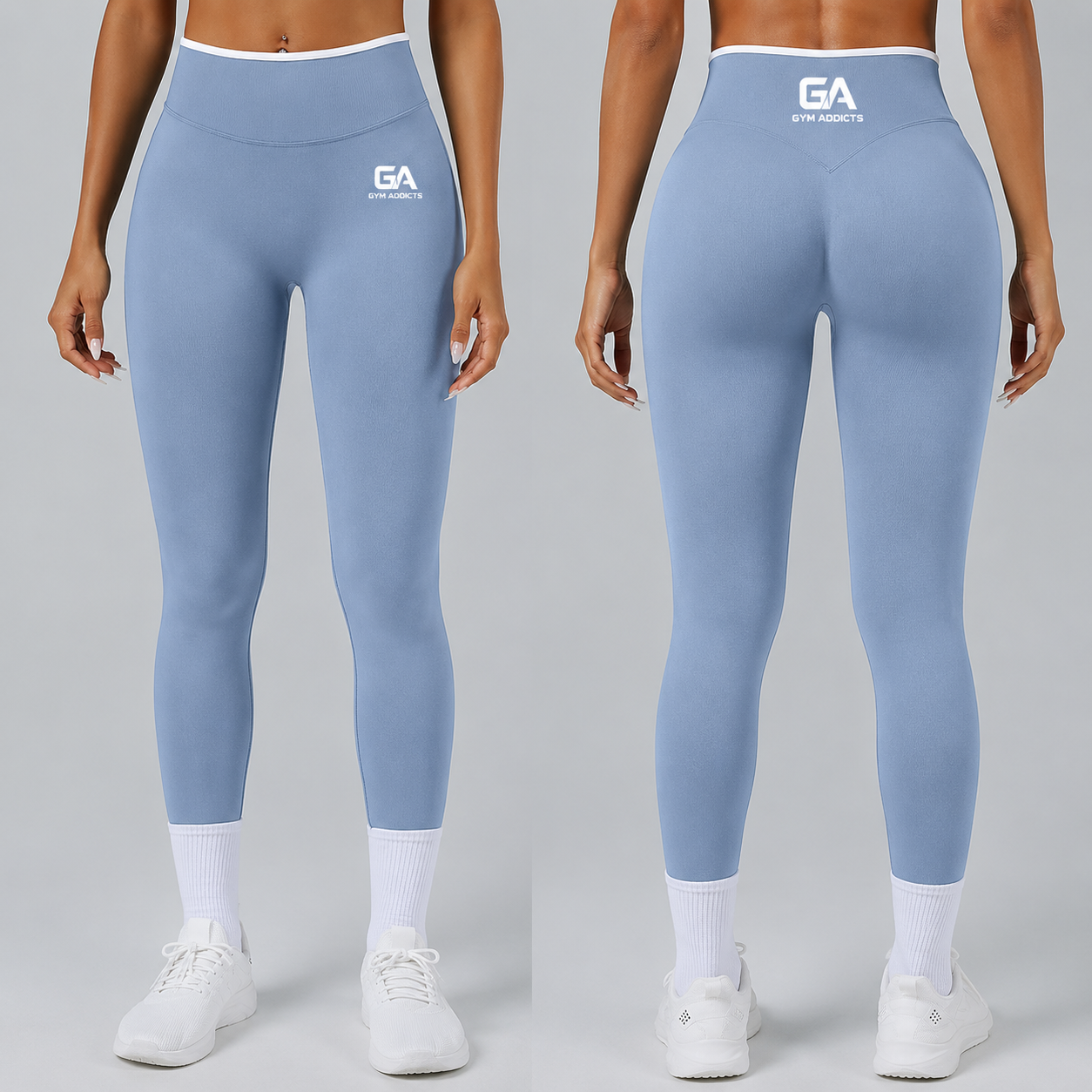 Butt Lifting Seamless Leggings Hidden Scrunch Solid Pants Booty High Waisted Workout Yoga Pants