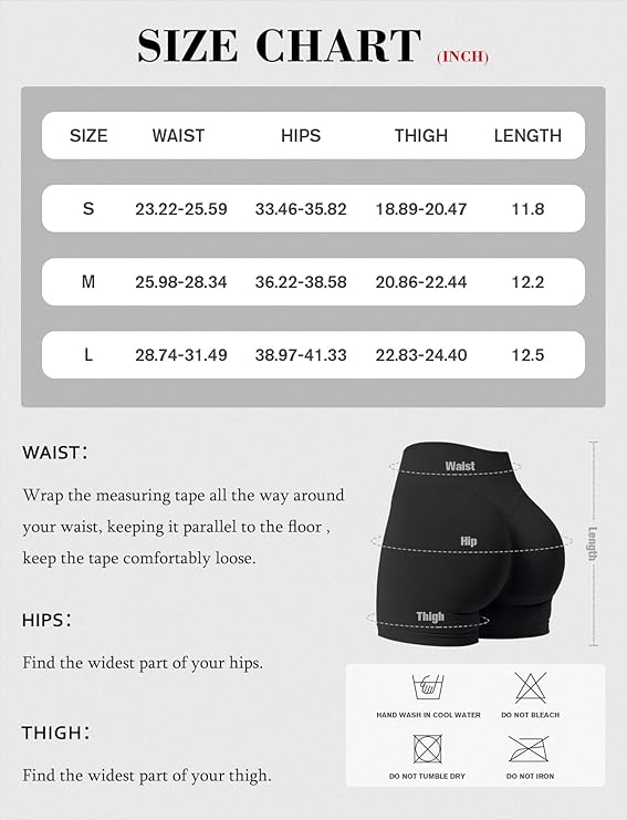 Gym Addict's 3 Pack Workout Gym Shorts Women Scrunch Butt Lifting Seamless High Waist Yoga Booty Shorts for Women