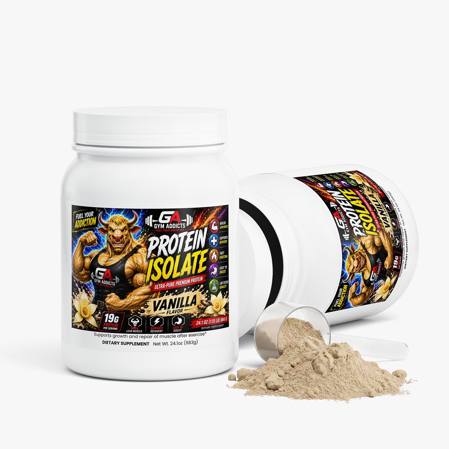 Pure3 100% Whey Protein Isolate (Vanilla)