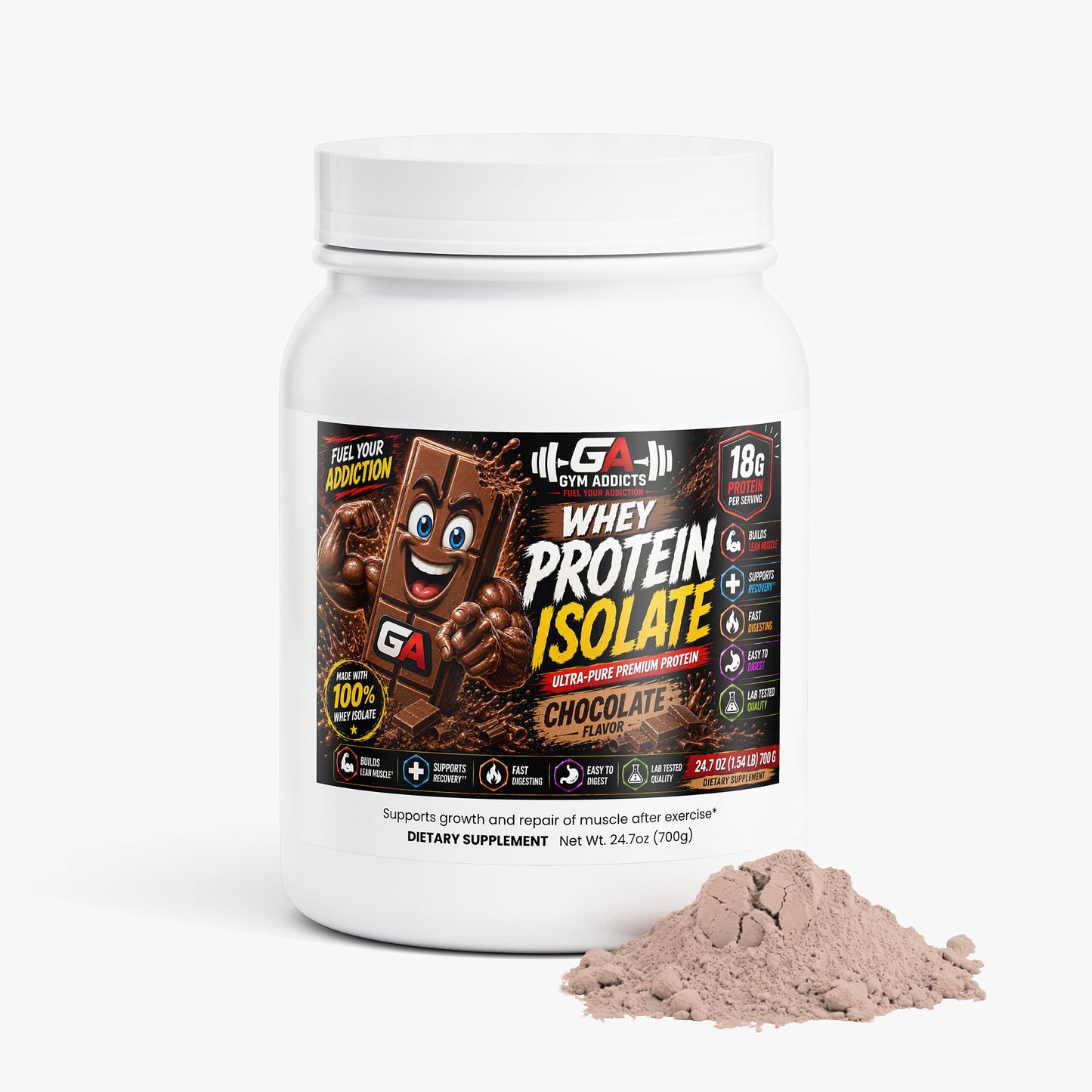 Pure3 100% Whey Protein Isolate (Chocolate)