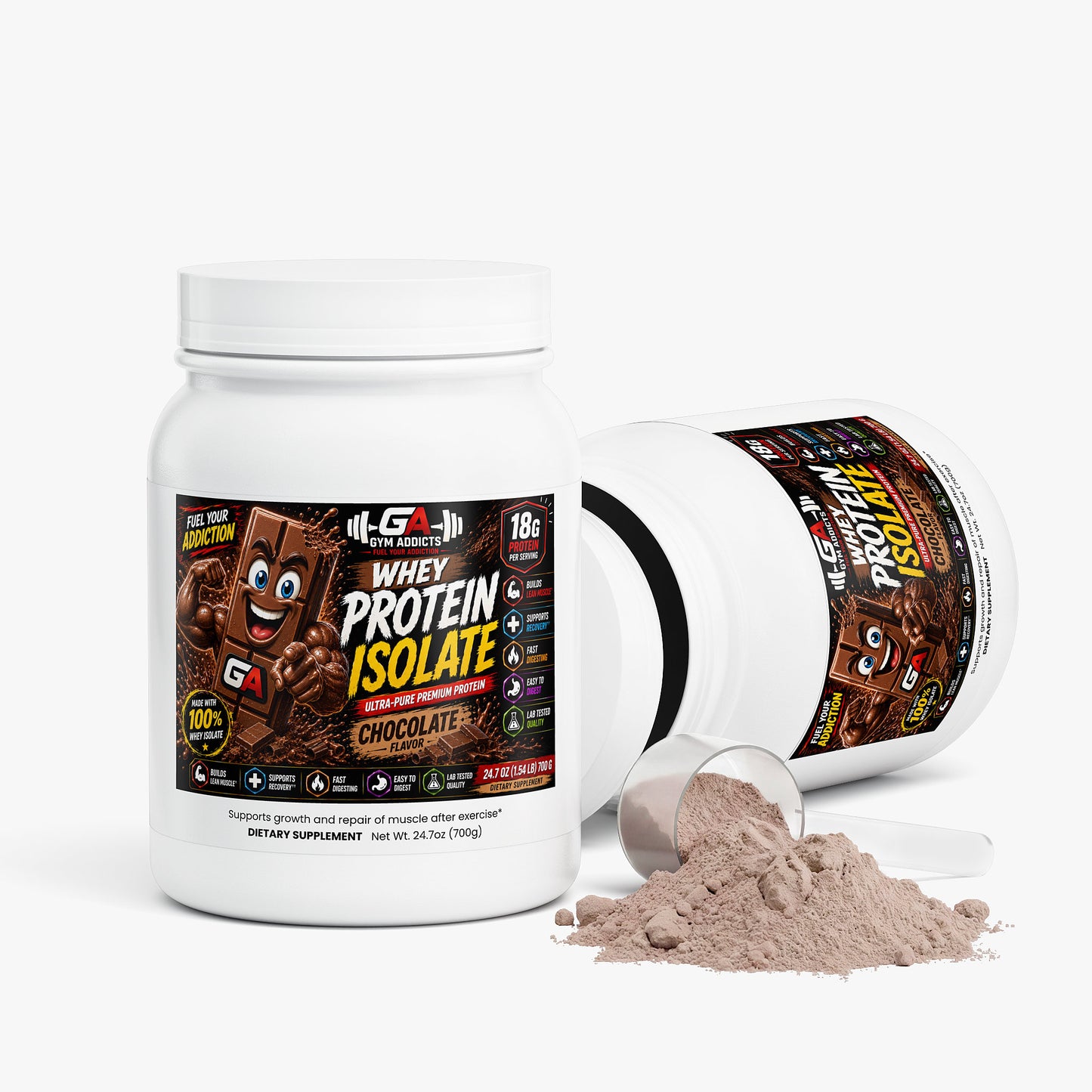 Pure3 100% Whey Protein Isolate (Chocolate)