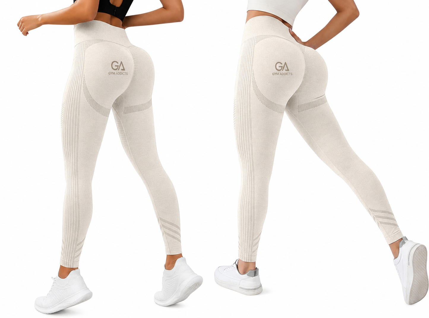 Gym Addict's 3D Leggings Cellulite Compression - Butt Lifting High Compression