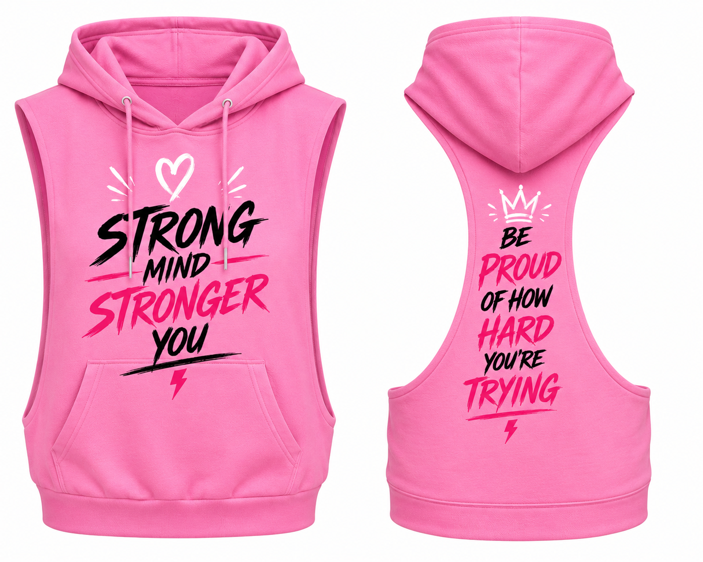 Women's Racerback Sleeveless Hoodies Workout Hooded Crop Tank Top