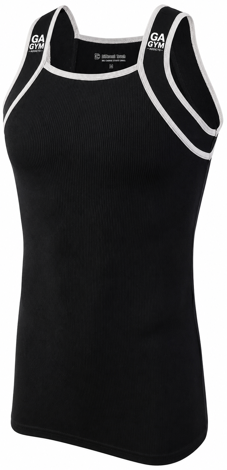 Men Cotton Tank Top Square Cut