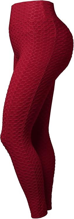 High Waist Ruched Butt Lifting Stretchy Booty Tummy Control Leggings