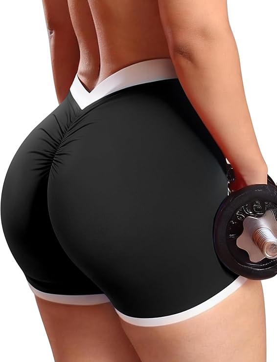 Scrunch V Back Booty Shorts