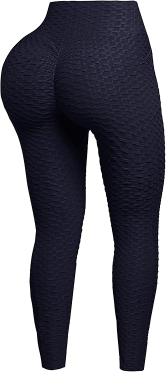 High Waist Ruched Butt Lifting Stretchy Booty Tummy Control Leggings