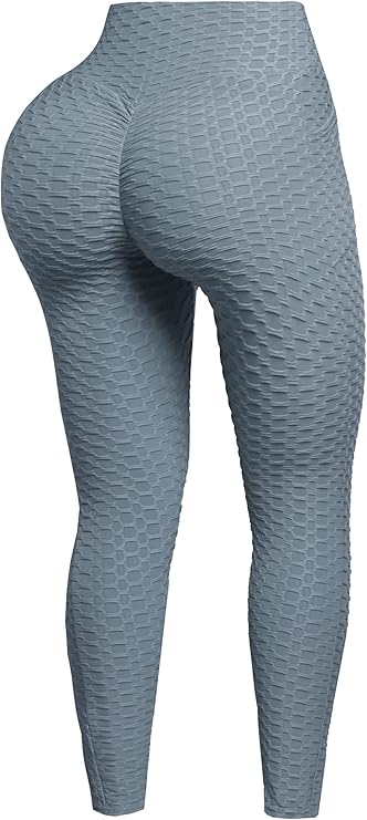 High Waist Ruched Butt Lifting Stretchy Booty Tummy Control Leggings
