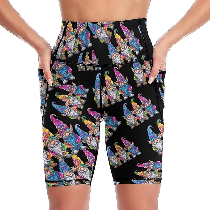 Peace Gnome Women's Biker Shorts