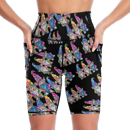 Peace Gnome Women's Biker Shorts