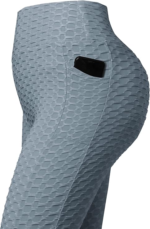 High Waist Ruched Butt Lifting Stretchy Booty Tummy Control Leggings