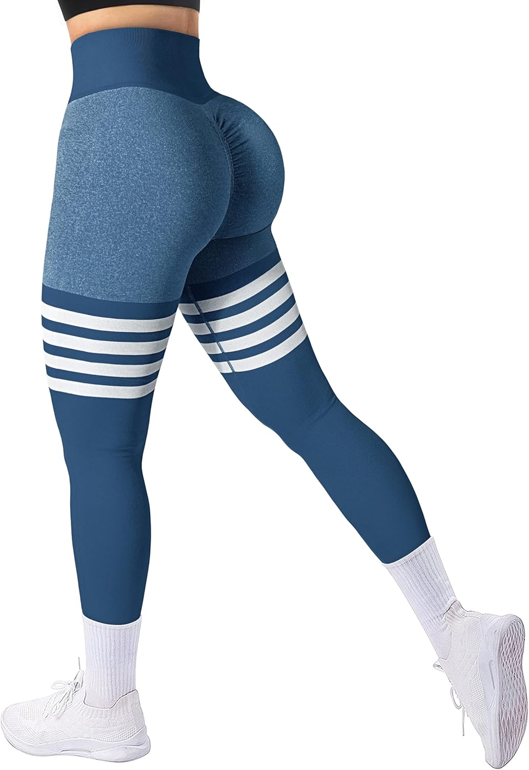 Gym Addict's Seamless Workout Leggings for Women Scrunch Butt Lifting Leggings Booty High Waisted Yoga Pants