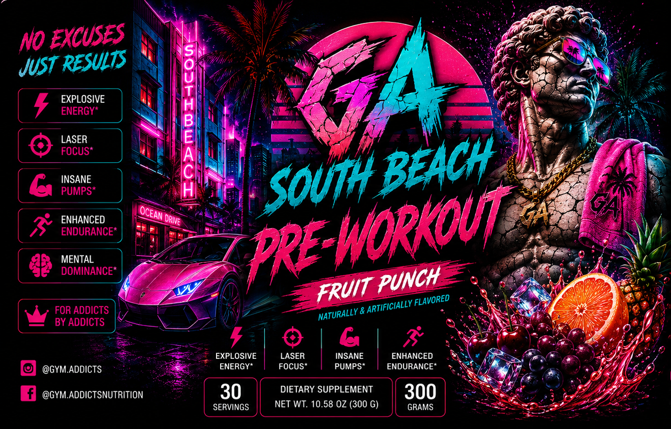 Gym Addict's South Beach Pre Workout