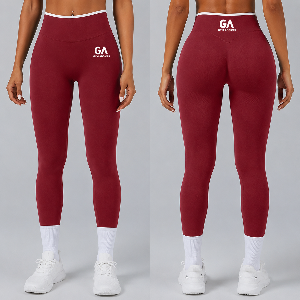 Butt Lifting Seamless Leggings Hidden Scrunch Solid Pants Booty High Waisted Workout Yoga Pants