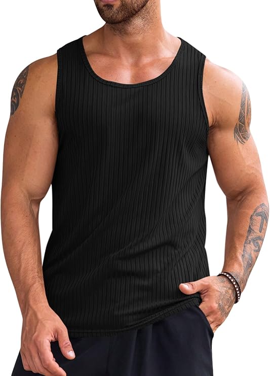 Men's Ribbed Tank Tops