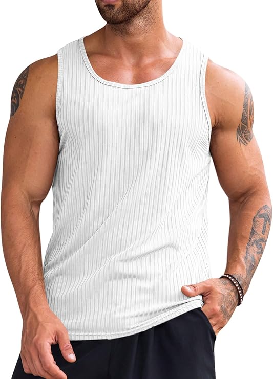Men's Ribbed Tank Tops
