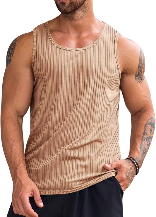 Men's Ribbed Tank Tops