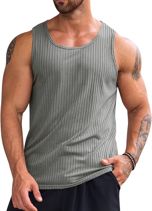 Men's Ribbed Tank Tops