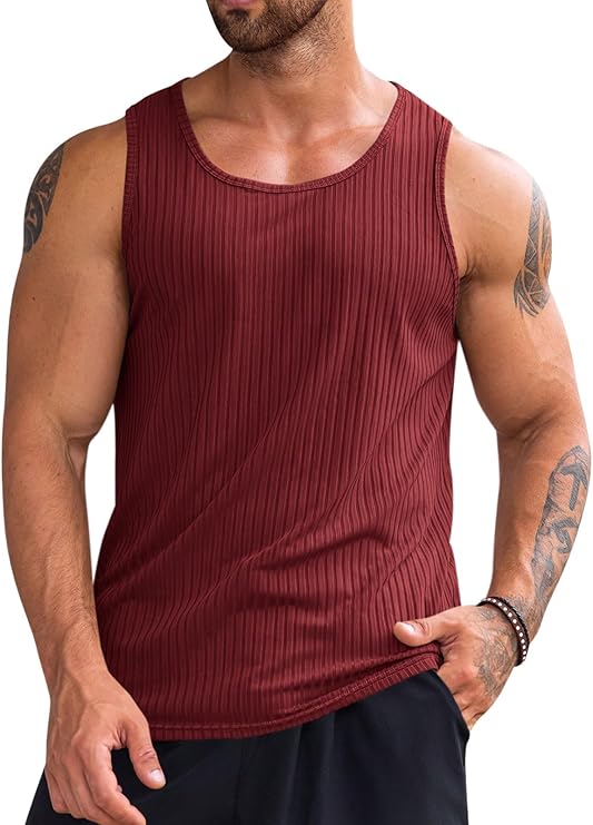 Men's Ribbed Tank Tops
