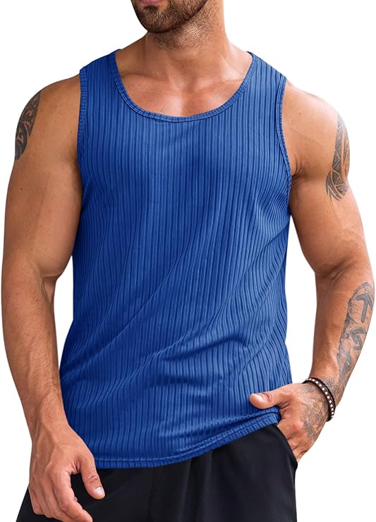 Men's Ribbed Tank Tops