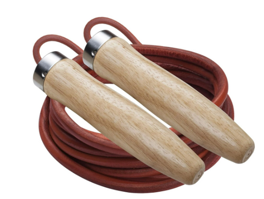 Leather Ball Bearing Jump Rope (8.5-Feet)