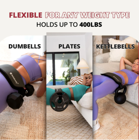Hip Thrust Belt for Dumbbells and Kettlebells
