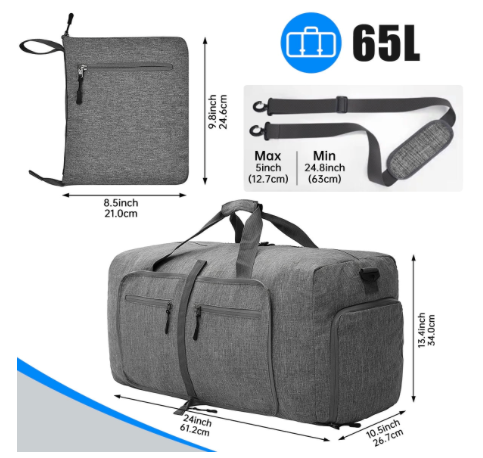 Water-Proof & Tear Resistant duffle bag