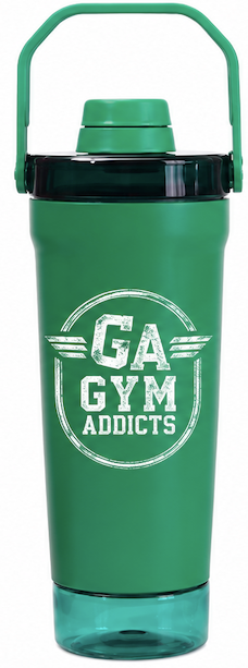 Creative large-capacity portable shaker cup, 304 stainless steel double-layer insulated cup, outdoor portable hiking sports water bottle
