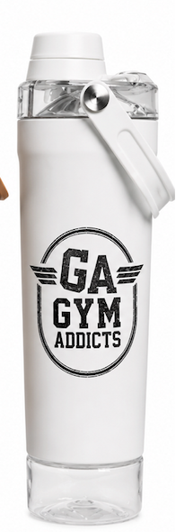 Creative large-capacity portable shaker cup, 304 stainless steel double-layer insulated cup, outdoor portable hiking sports water bottle