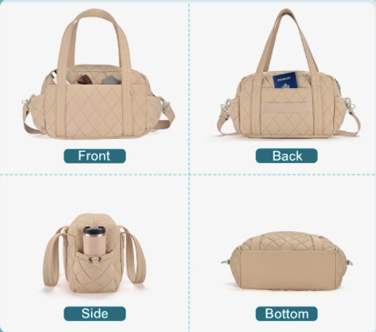 Gym Bag with Wet Pocket for Women