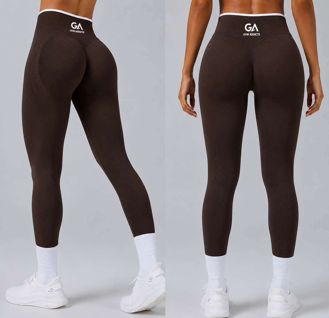 Butt Lifting Seamless Leggings Hidden Scrunch Solid Pants Booty High Waisted Workout Yoga Pants