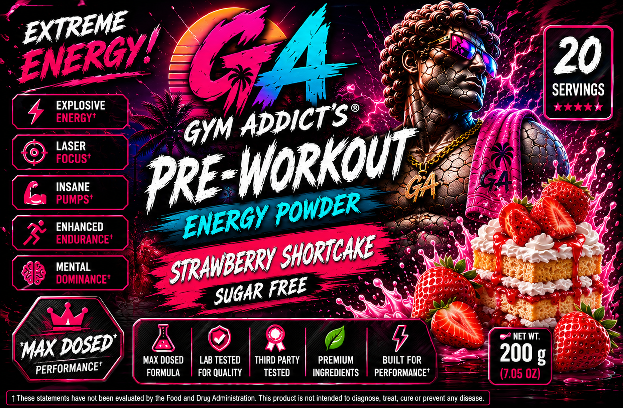 Energy Powder (Strawberry Shortcake)