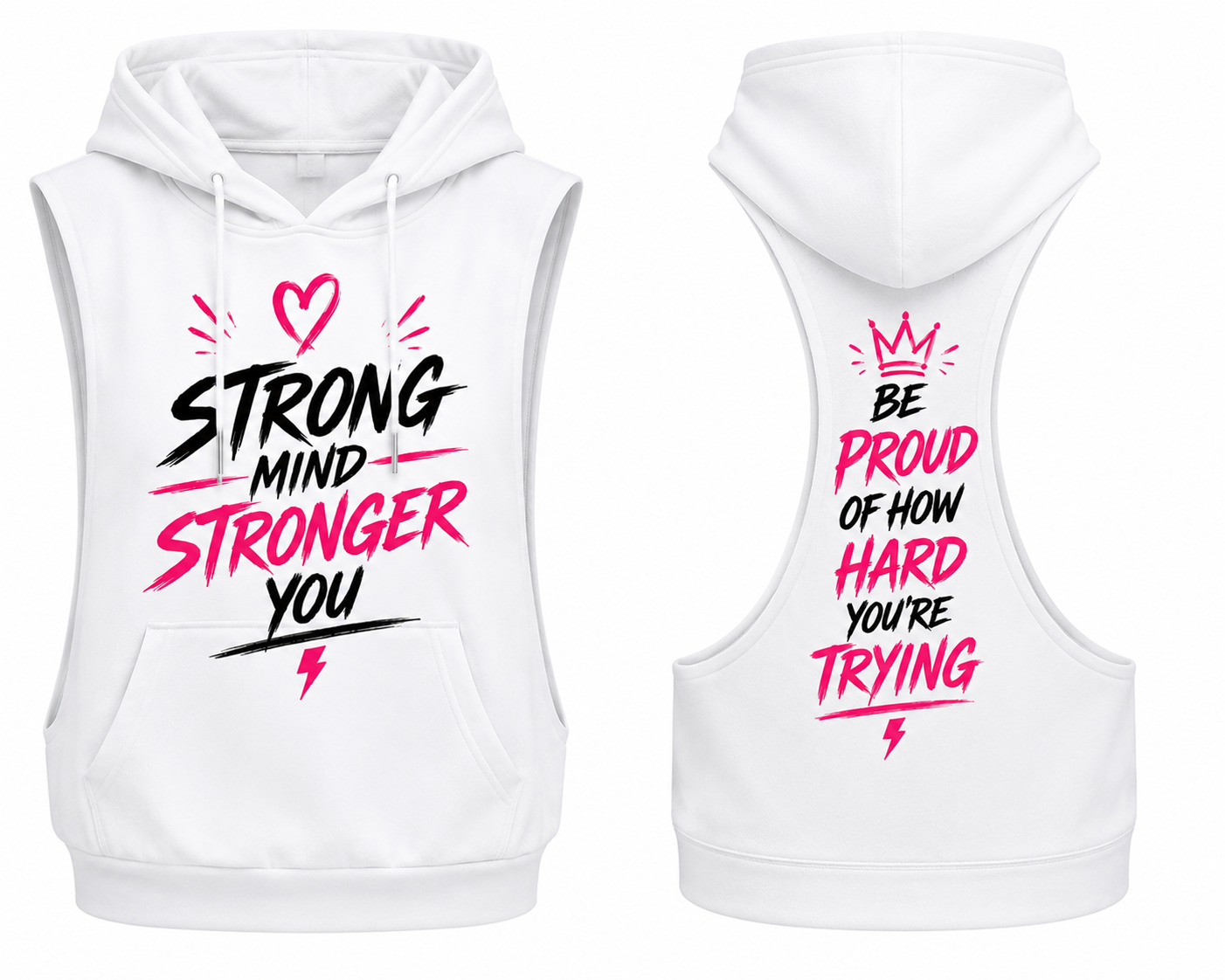 Women's Racerback Sleeveless Hoodies Workout Hooded Crop Tank Top