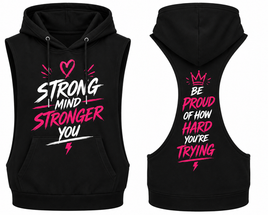 Women's Racerback Sleeveless Hoodies Workout Hooded Crop Tank Top
