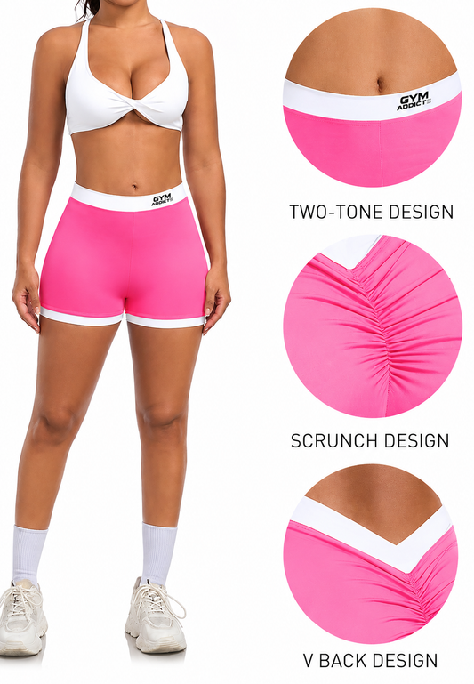 Scrunch V Back Booty Shorts